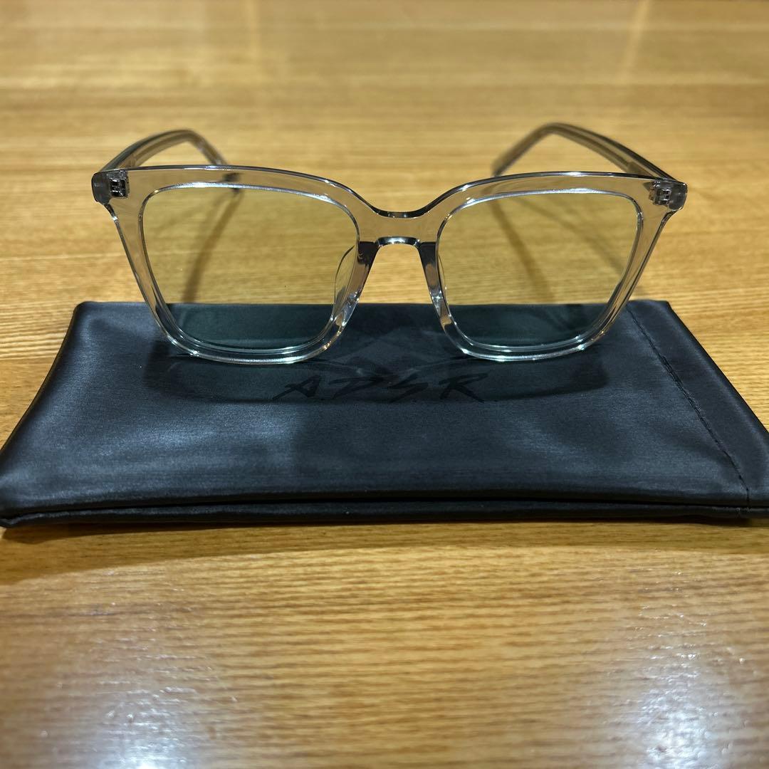 完品A.D.S.R サングラス クリアフレーム LUDO04