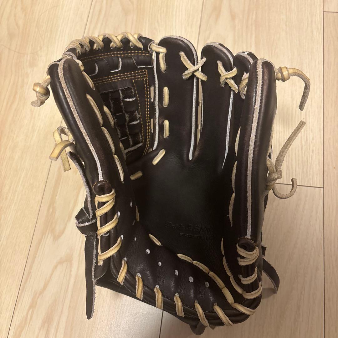 ZETT 軟式グローブ ブラウン　内野手用