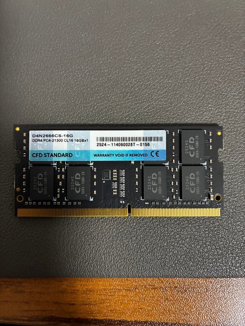CFD D4N266C16-16G 16GB DDR4メモリ