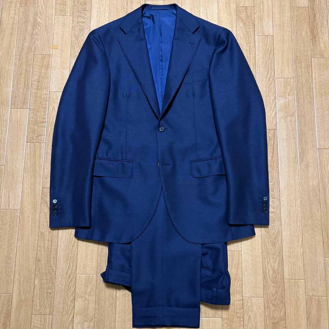 BEAMS ブリッラペルイルグスト ウールモヘアスーツ ドーメル 48