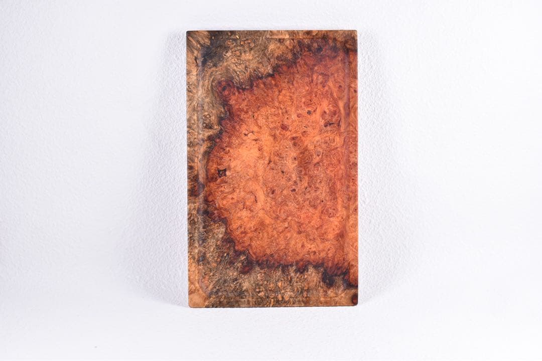 No.327花梨瘤トリコロールのトレー