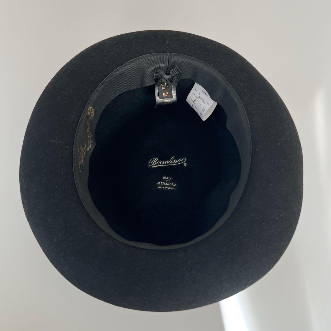 Borsalino　ボルサリーノ　ラビット　ハット　中折れALESSANDRIA