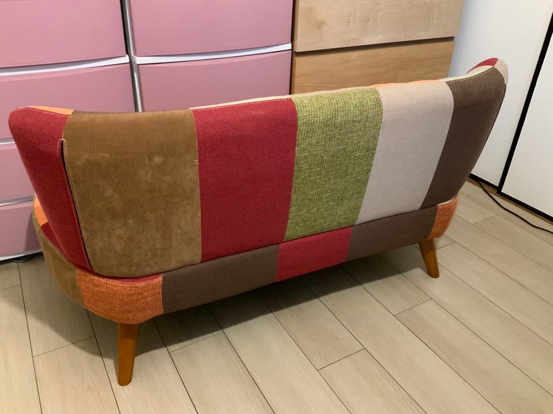 不二貿易　ソファ　パッチワーク　デイジー