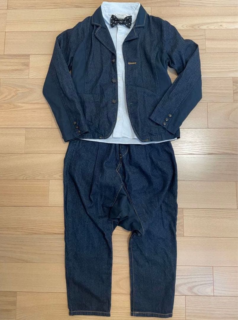 OQNOデニムセットアップ140.