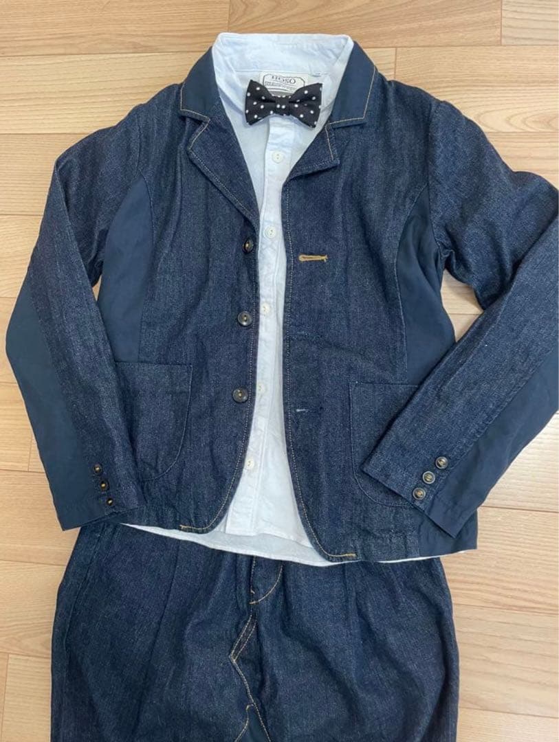 OQNOデニムセットアップ140.