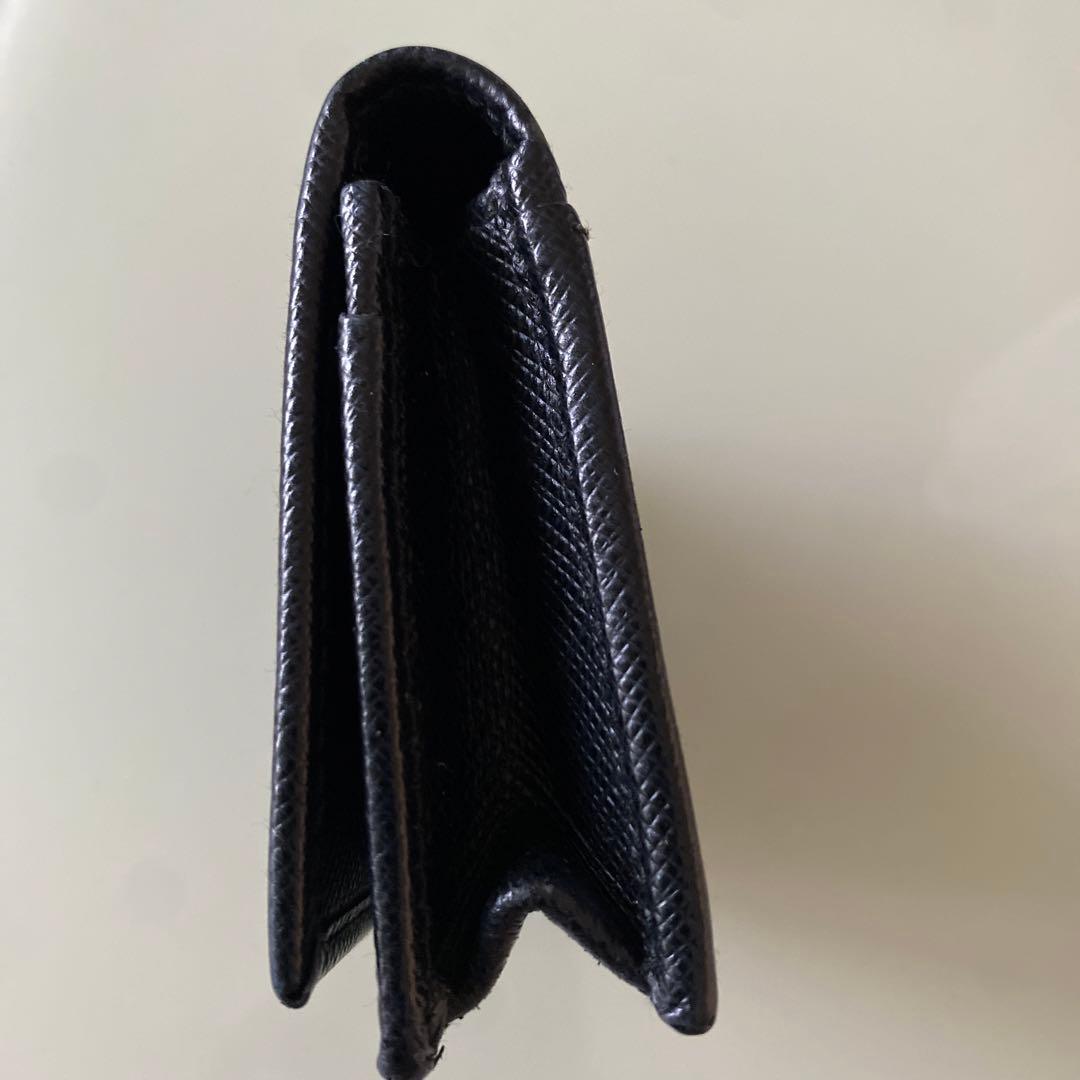 PRADA ブラック レザー 名刺入れ