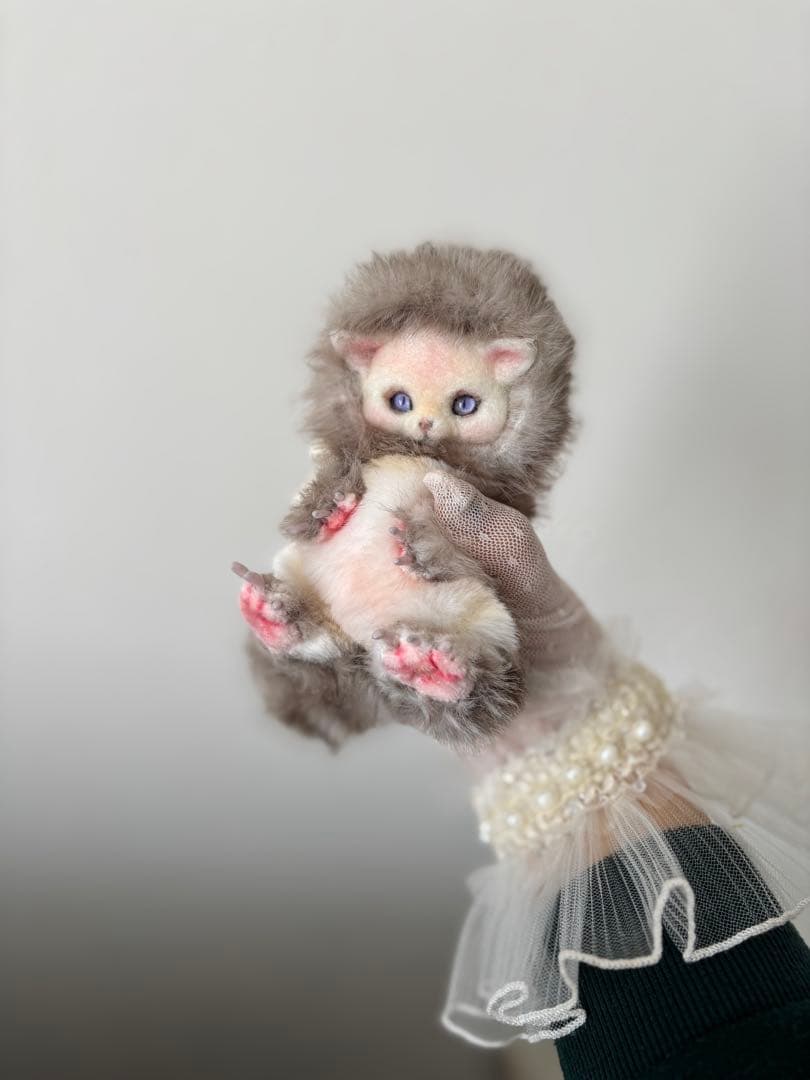 アートドール　No.067こねこ幻獣　羊毛フェルト