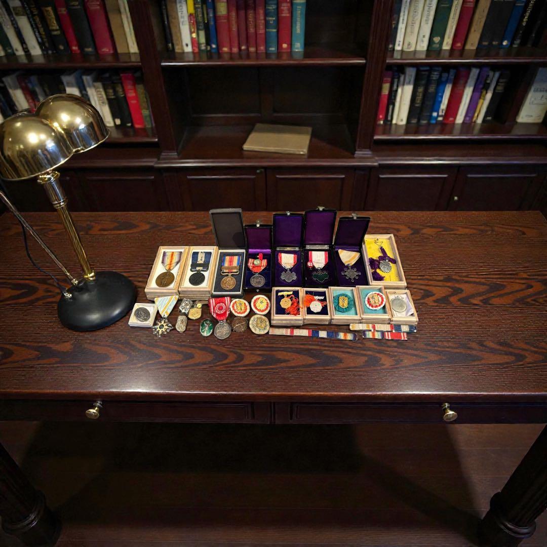 衛*門様 勲章 まとめ 大量 支那事変従軍記 日本軍 大日本帝国 バッジ