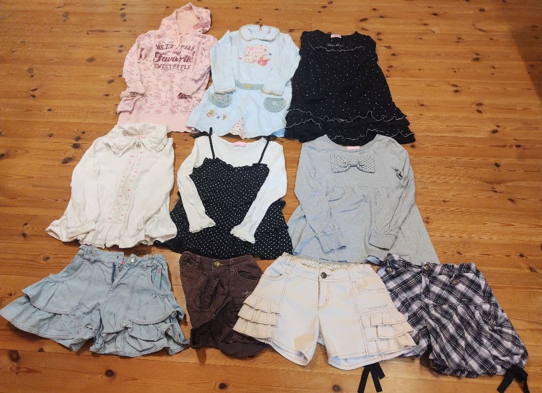 メゾピアノ１４０ｃｍ１０枚セットUSED