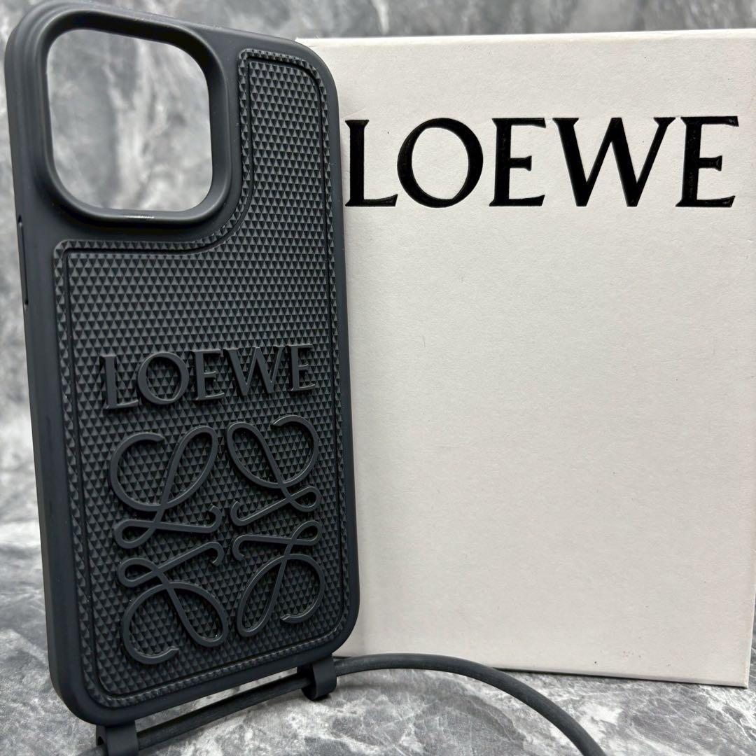 ✨️極美品✨️ ロエベ LOEWE iphoneケース 14 pro max 黒
