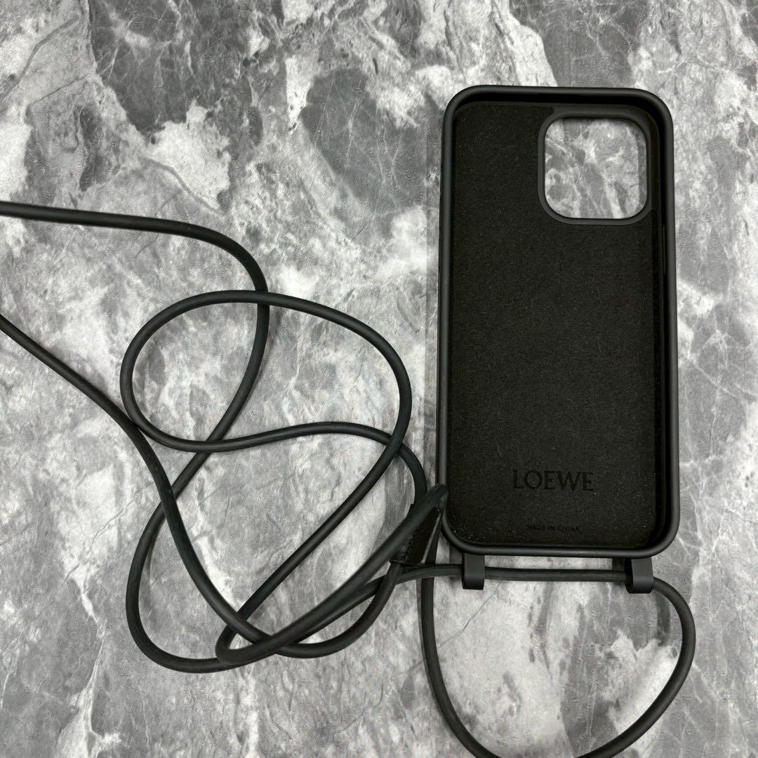 ✨️極美品✨️ ロエベ LOEWE iphoneケース 14 pro max 黒