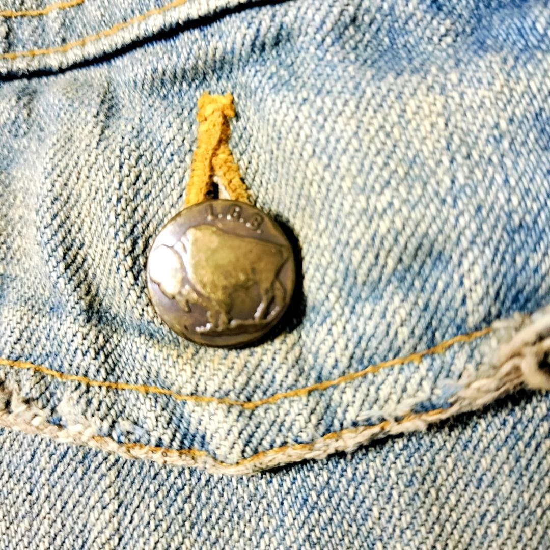 【 00s・y2k】ルグランブルー 破壊加工 デタッチャブル襟 Gジャン 1