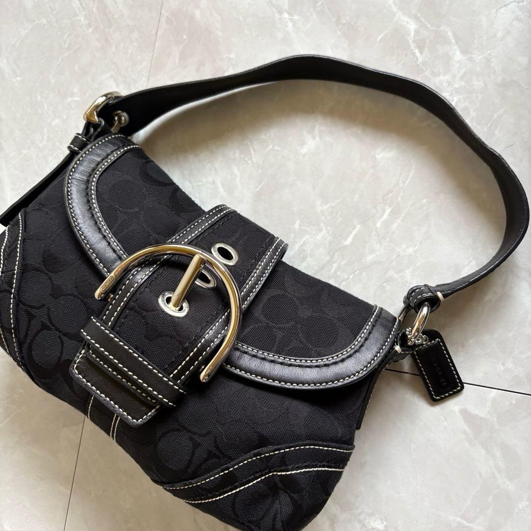 COACH コーチ　ソーホー ワンショルダーバッグ 10296 黒 極美品