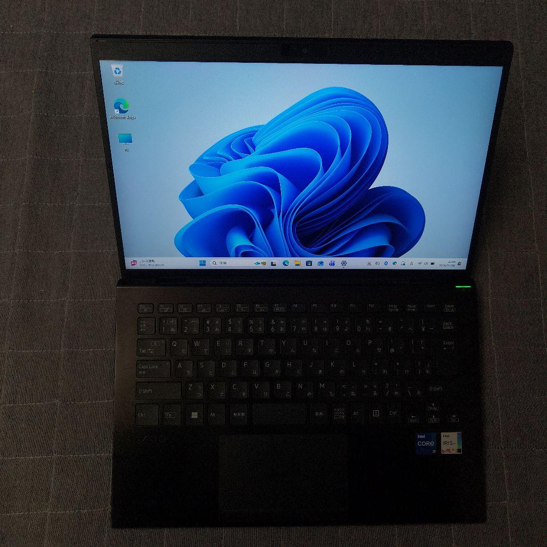 訳あり 日本製 高級感 VAIO 美品 超軽量 12世代i7 16GB 512G