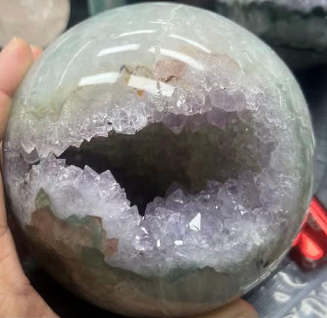 アメジスト　笑口　グリーン