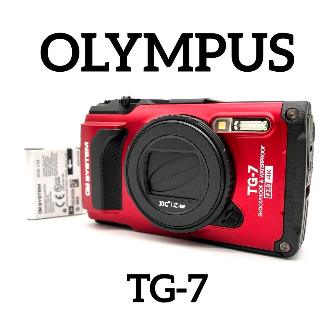 美品♪ OLYMPUS TG-7 レッド　4K 対応