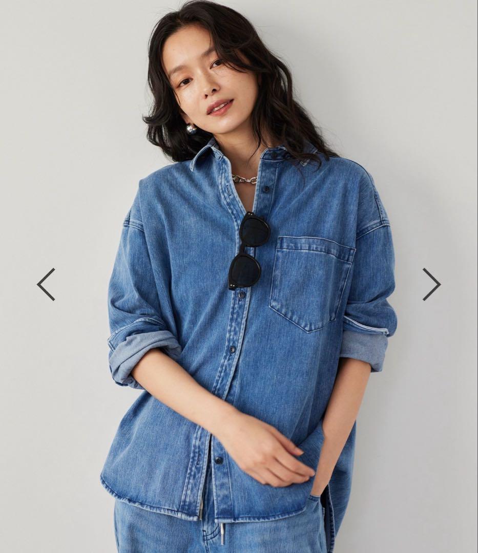 BARNYARDSTORMカットデニムシャツジャケットインディゴ