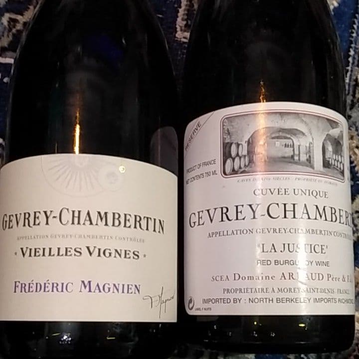 アルロー、マニャン、ジュベシャンベルタン2002,1998