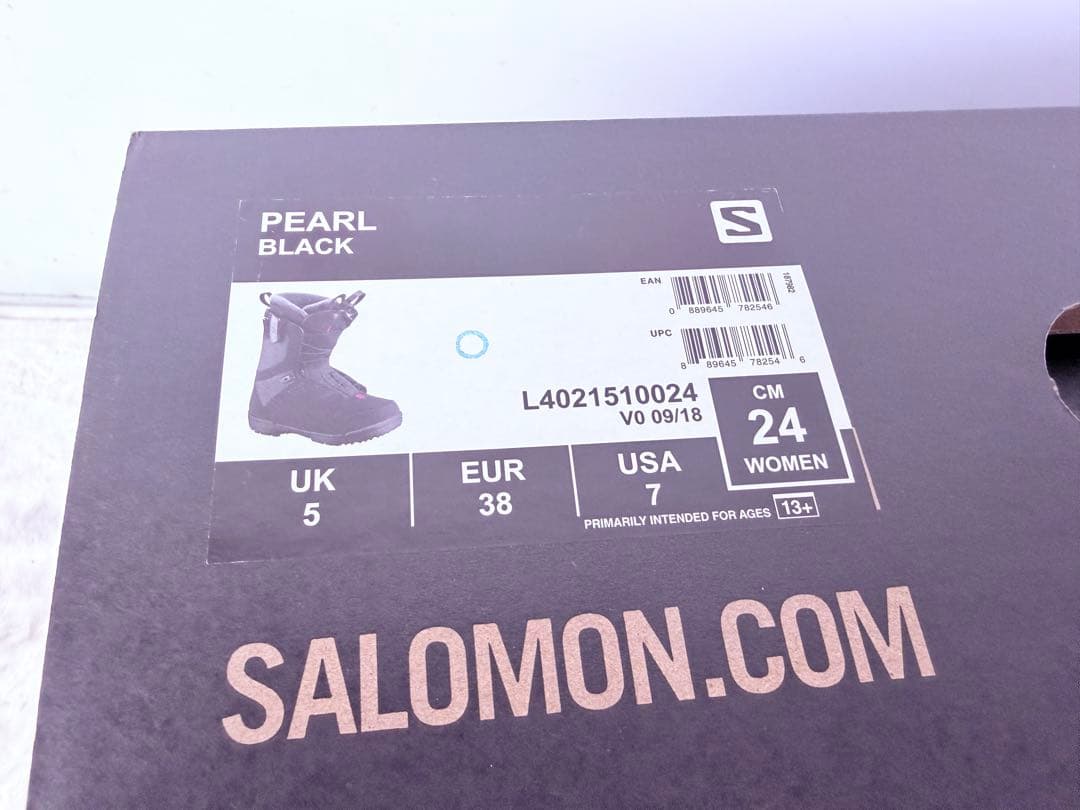 新品 SALOMON PEARLスノーボードブーツ 24cm 19-20年モデル