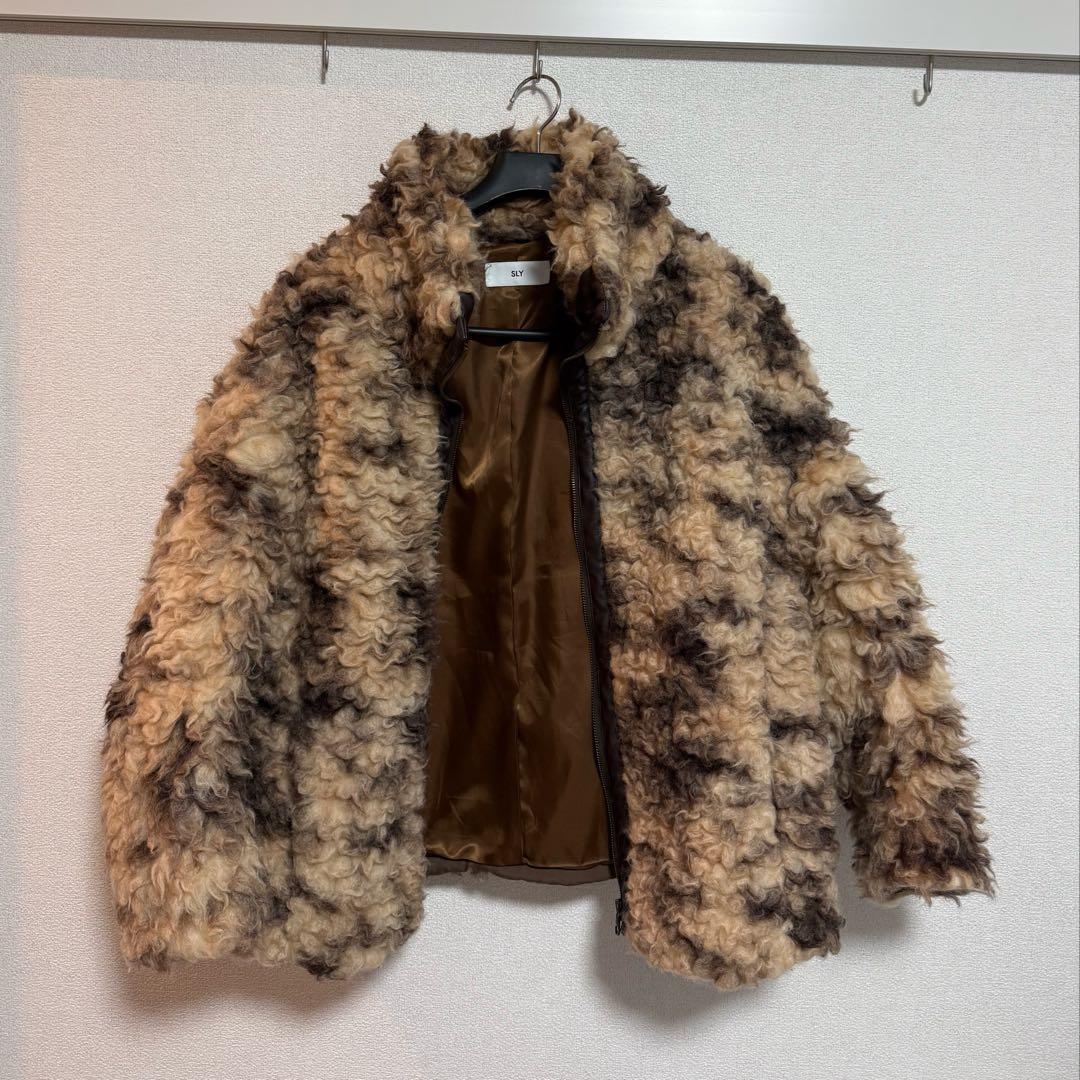 SLY ボアブルゾン