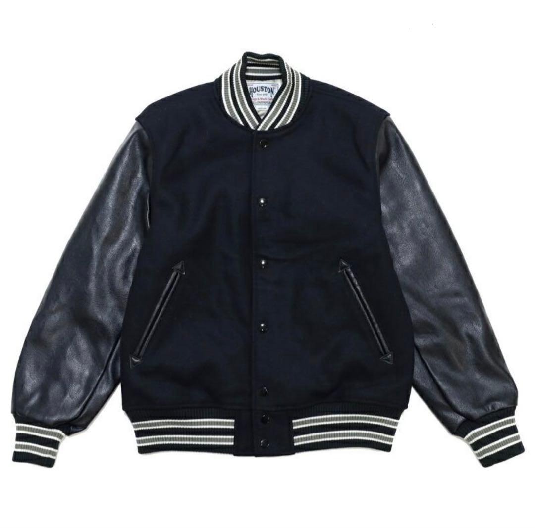 HOUSTON スタジャン メルトン アワードジャケット XXL