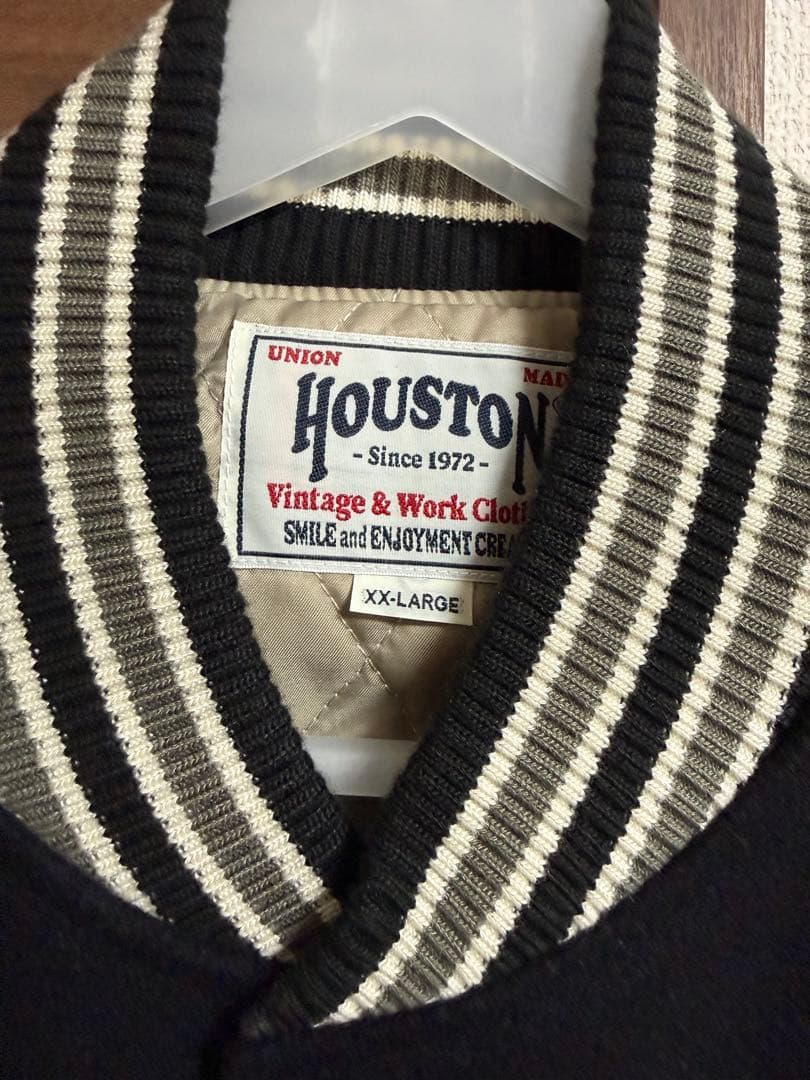 HOUSTON スタジャン メルトン アワードジャケット XXL