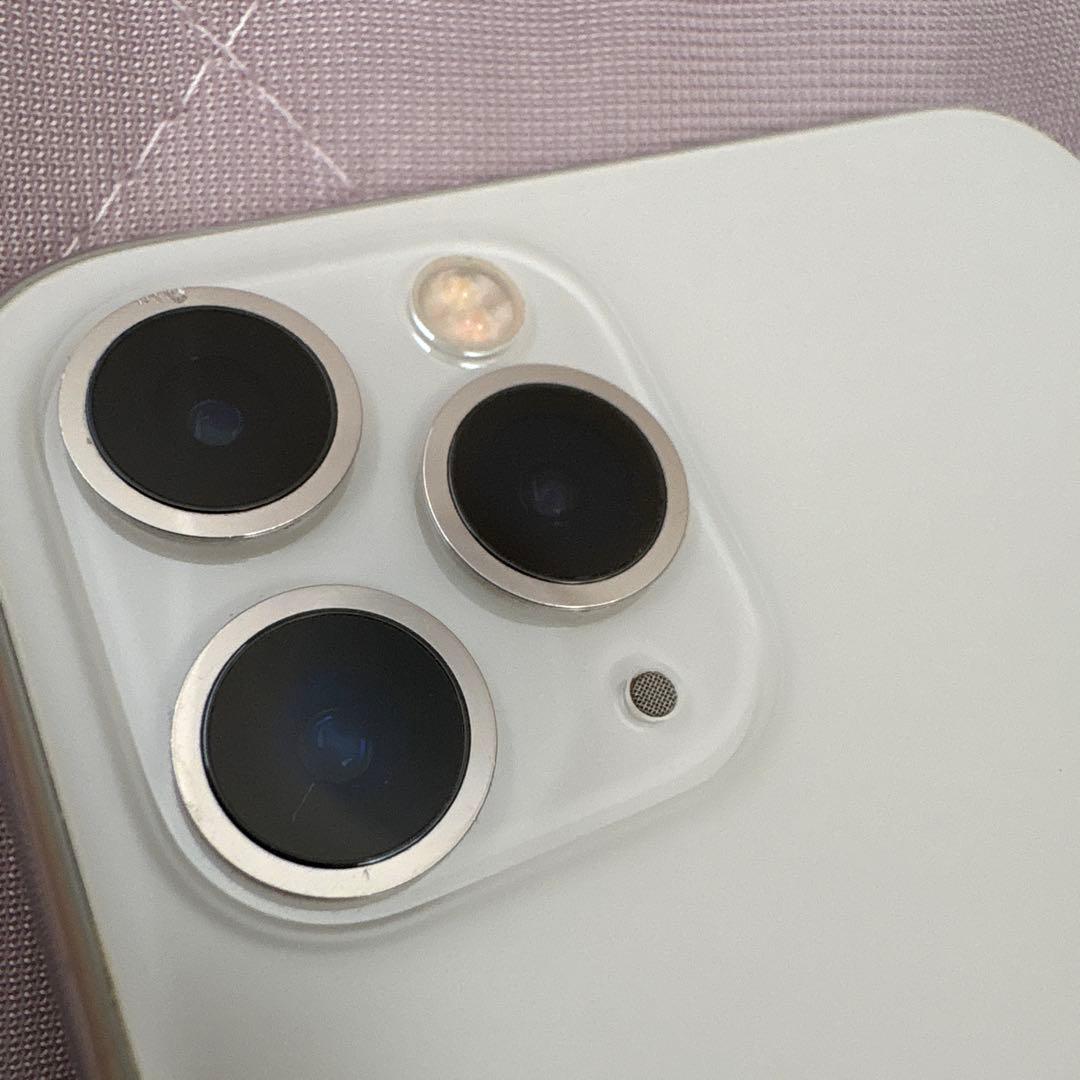 【画面割れなし】箱付Apple iPhone 11 Pro シルバー 256GB
