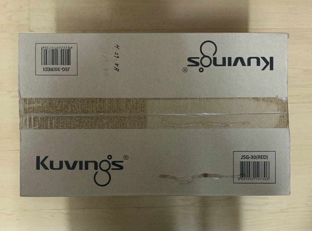 【新品】Kuvings クビンス ホールスロージューサー JSG-30 レッド