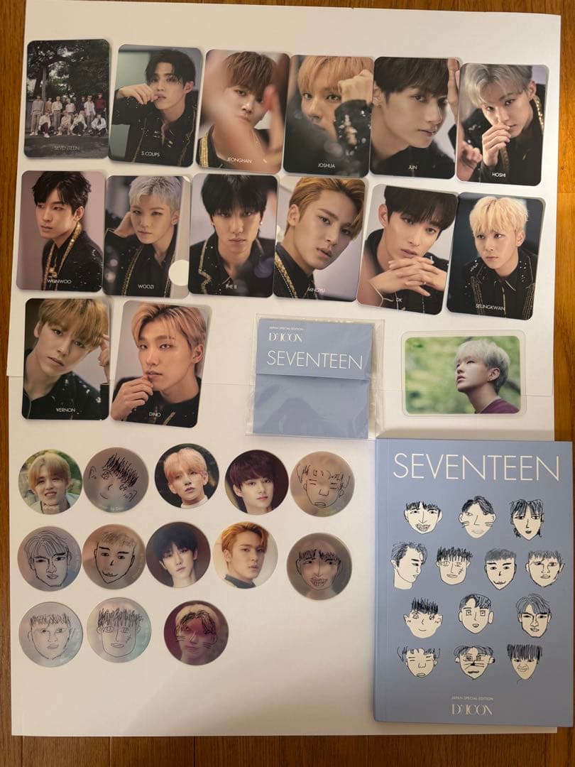 トレカ13枚 dicon IDEALCUT SEVENTEEN セブチ ステッカ