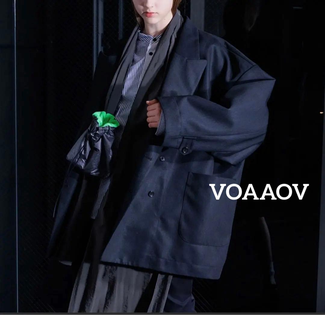 【美品】VOAAOV ヴォアーブ ダブル ジャケット ブラック