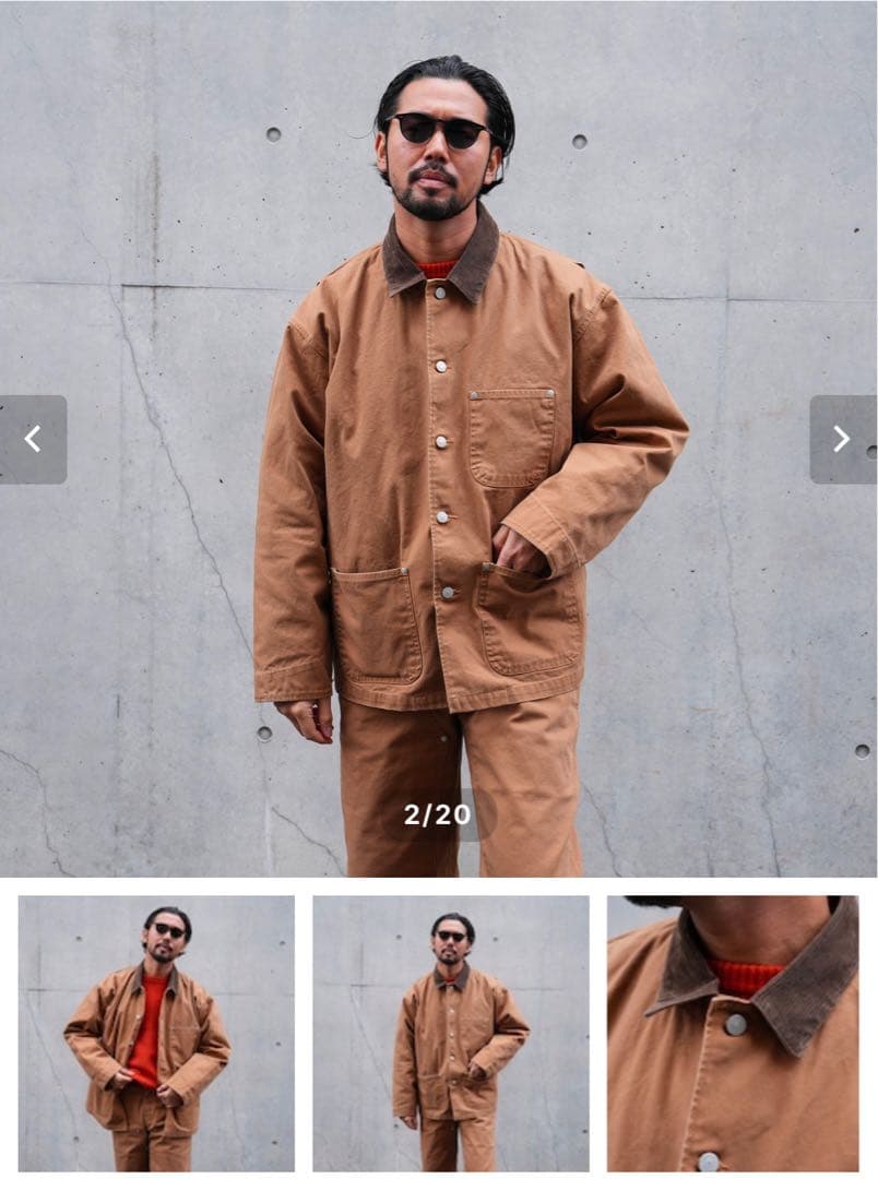 Day dream duck work jacket Ovy Kaja オヴィ