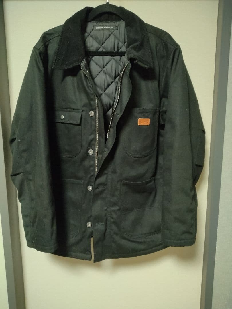 UNCROWD CYCLETOGS ブラックカバーオール L