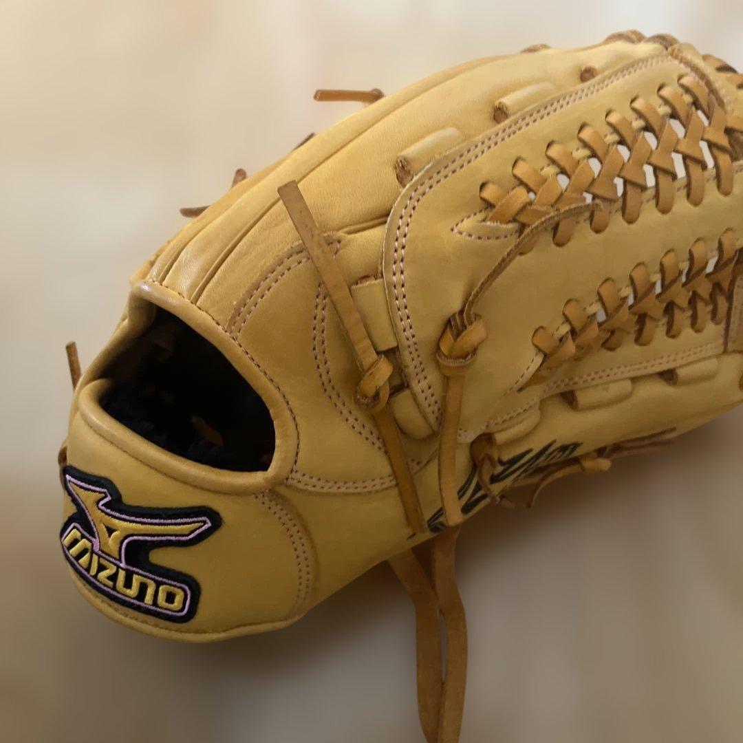 Mizuno Super Soft 野球グローブ イエロー