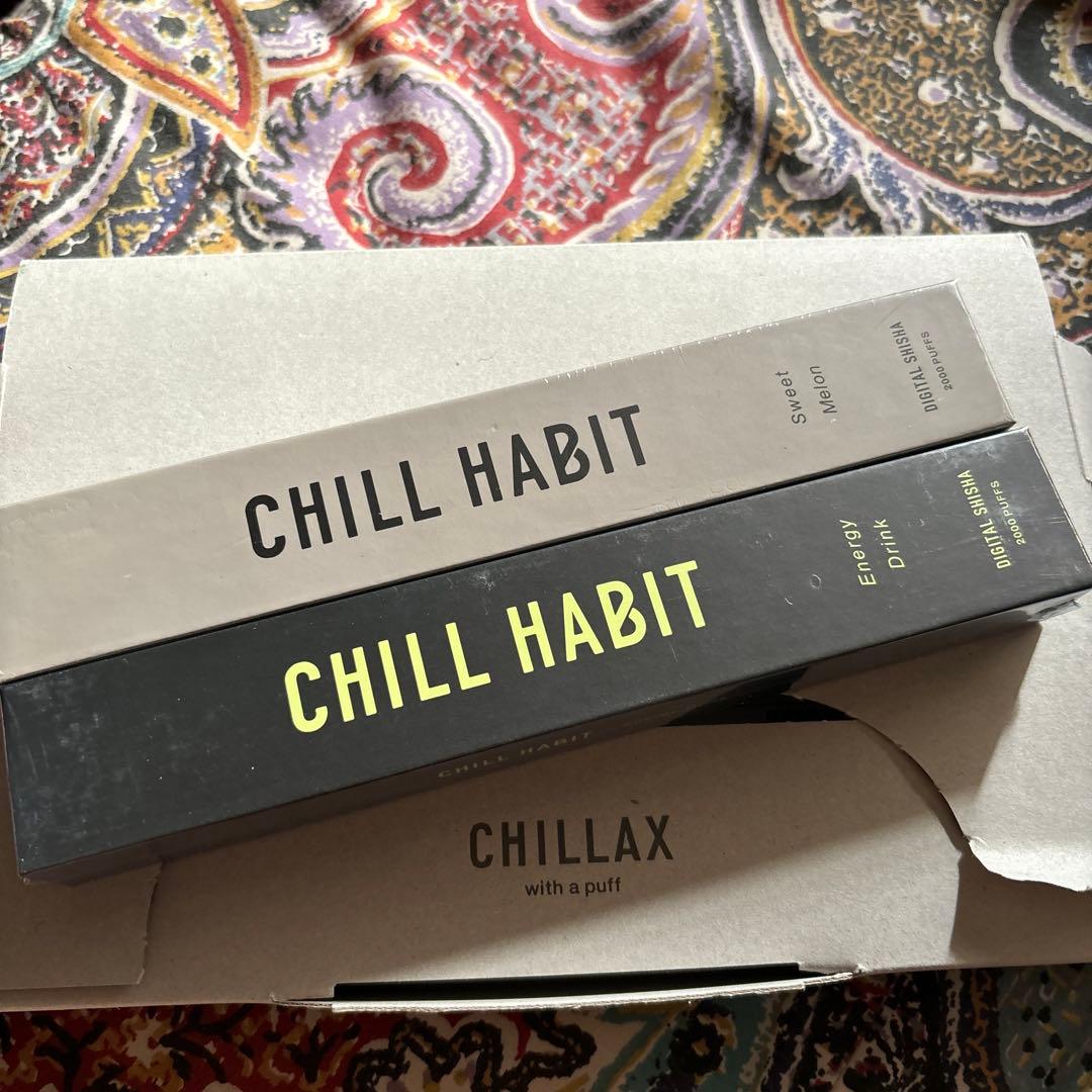 chill habit エナジードリンク＆スウィートメロン　収納ケース付き