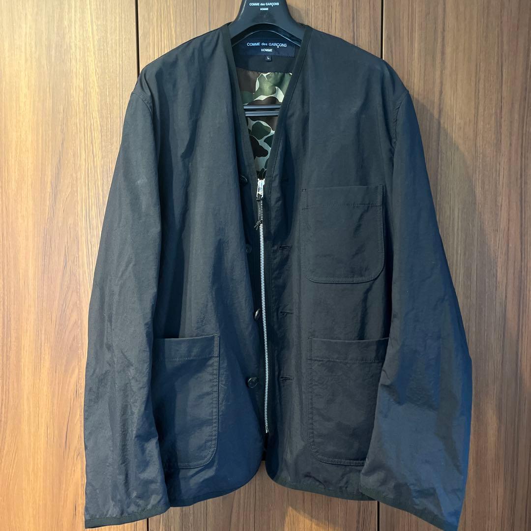 COMME de GARCONS HOMME ノーカラージャケット サイズL