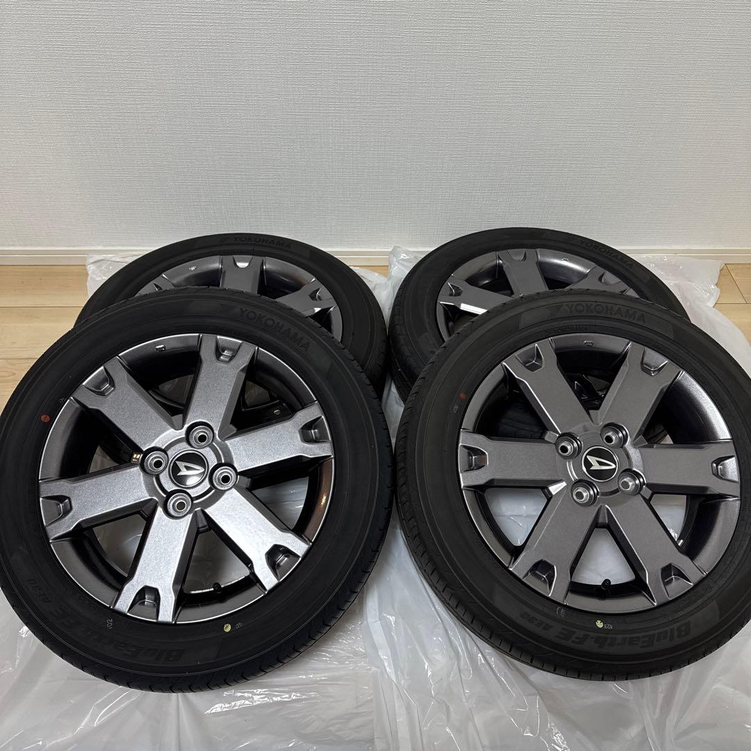 【送料込】ダイハツ タフト 純正ホイールタイヤ４本セット 15インチ
