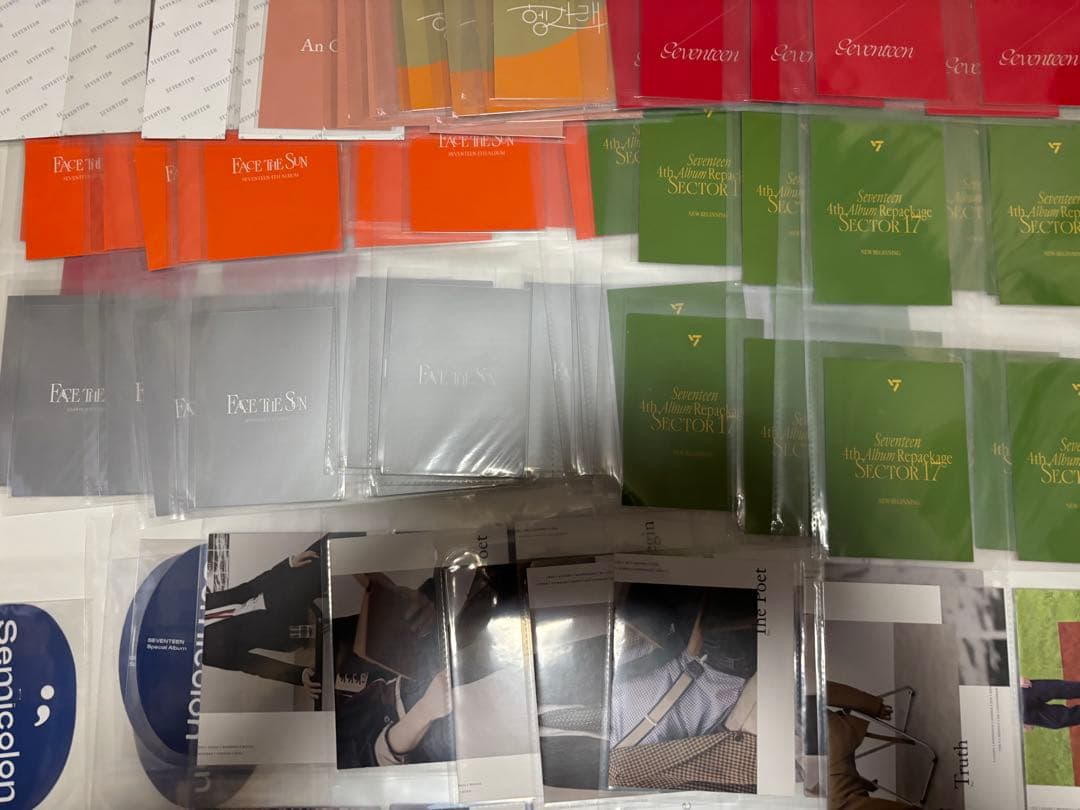 SEVENTEEN セブチ　写真サイズ　カード　他　120点以上　まとめ　引退品