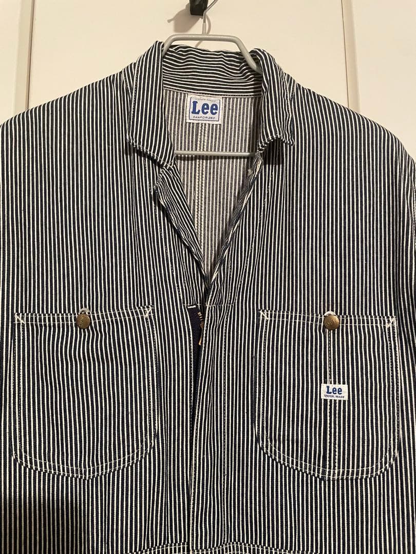 Lee オールインワン　ヒッコリーストライプ