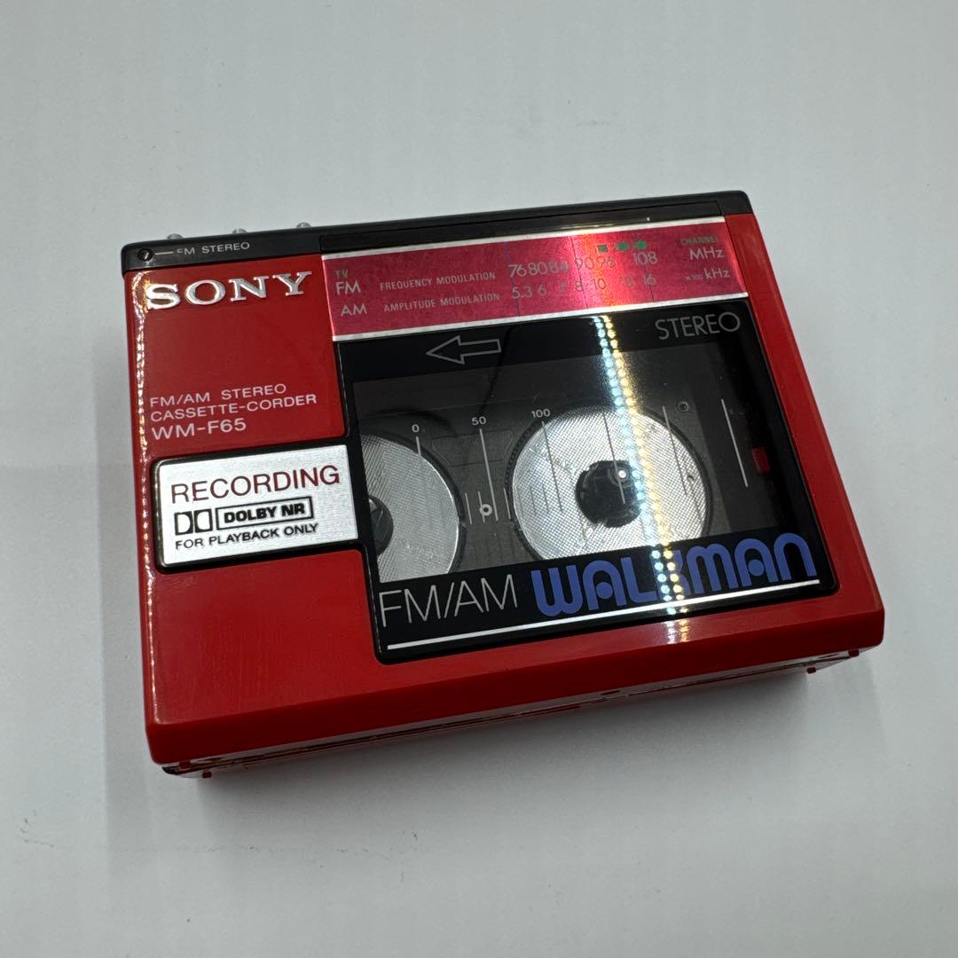 【希少】SONY〈WM-F65〉FM/AM ステレオカセットウォークマン