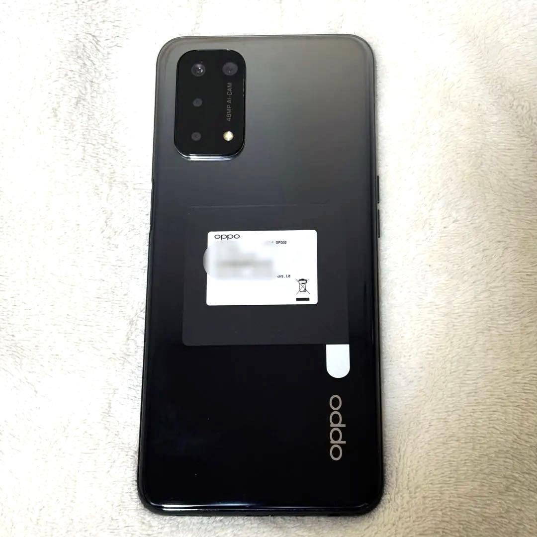 【美品】SIMフリー OPPO A54 5G シルバーブラック　スマートフォン