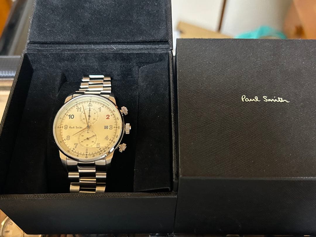 【ほぼ未使用】　Paul Smithポールスミス腕時計 BLOCKCHRONO