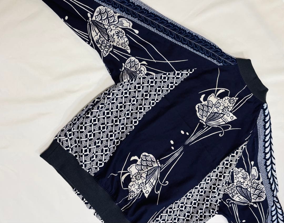 浴衣リメイク　95番パッチワーク仕様スカジャン風