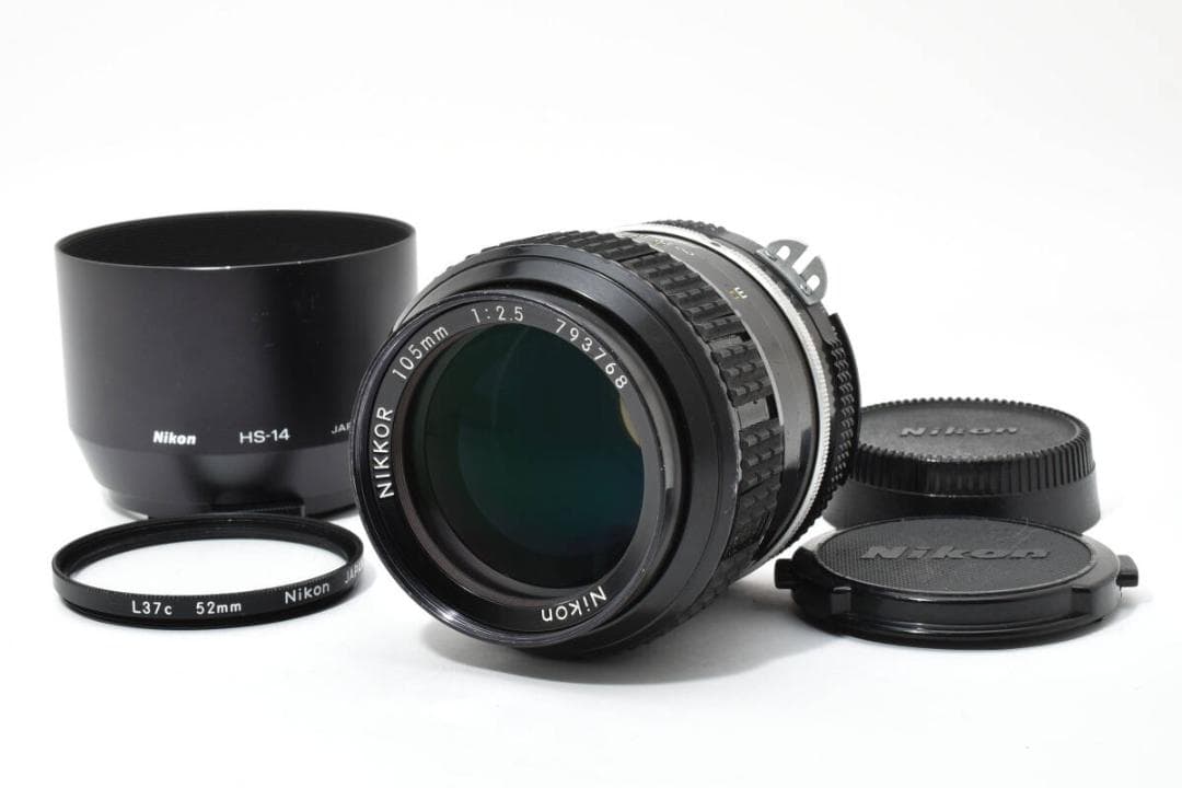 【良品/光学美品】Nikon Ai NIKKOR 105mm F2.5 #68