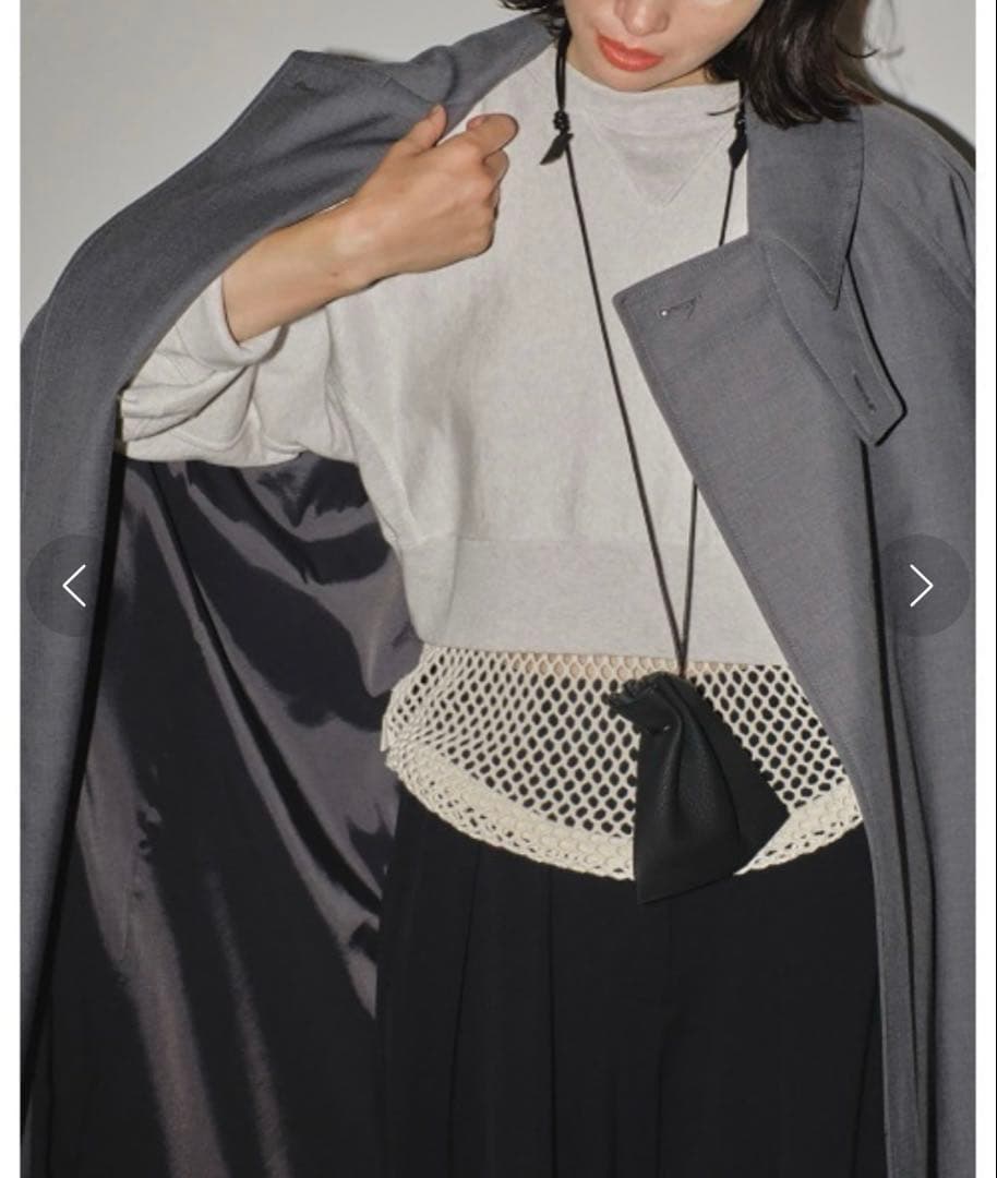 TODAYFUL クロップドスウェットプルオーバー