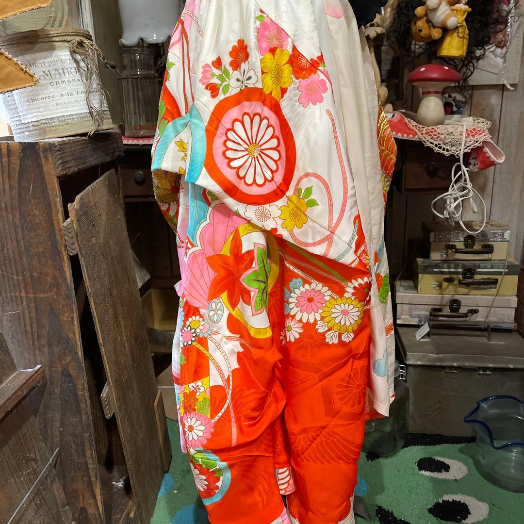 レオさま❣️ 専用子供着物リメイク 変形ワイドパンツ