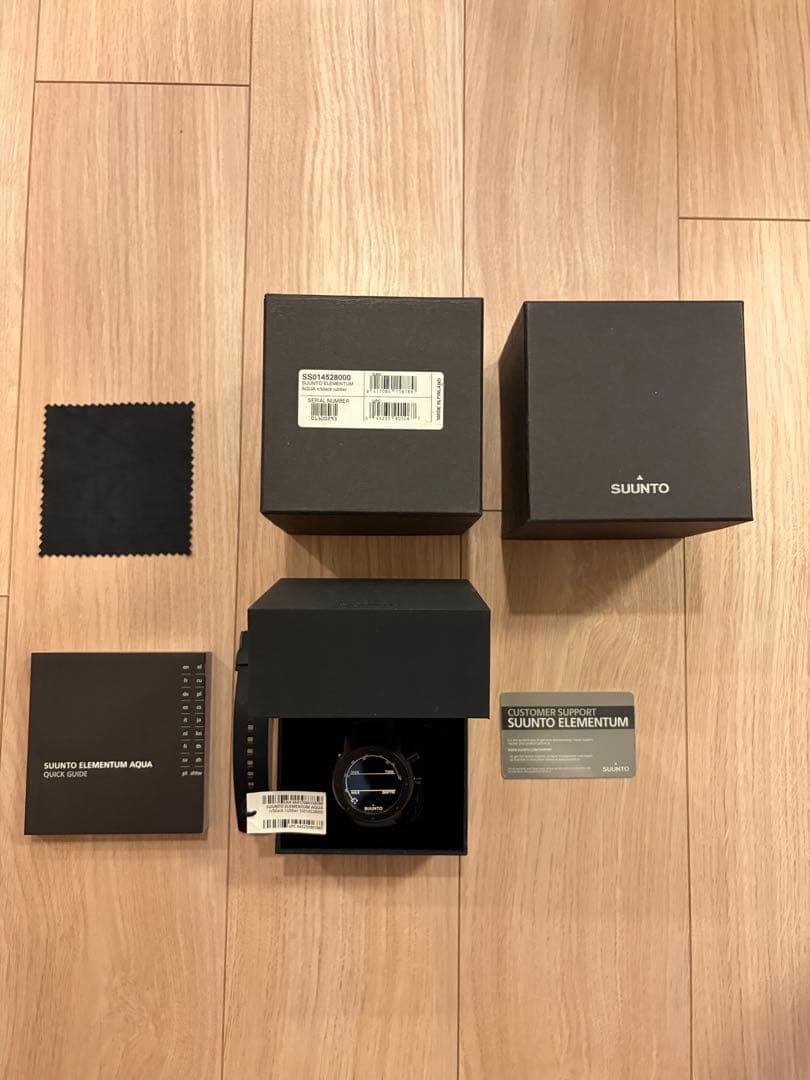 SUUNTO ELEMENTUM AQUA スント エレメンタム アクア 黒