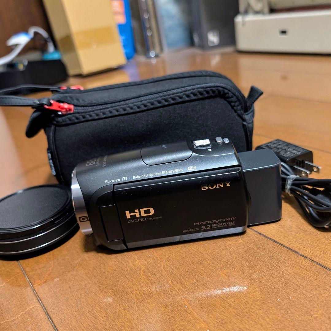 SONY HDR-CX670 ビデオカメラ 本体