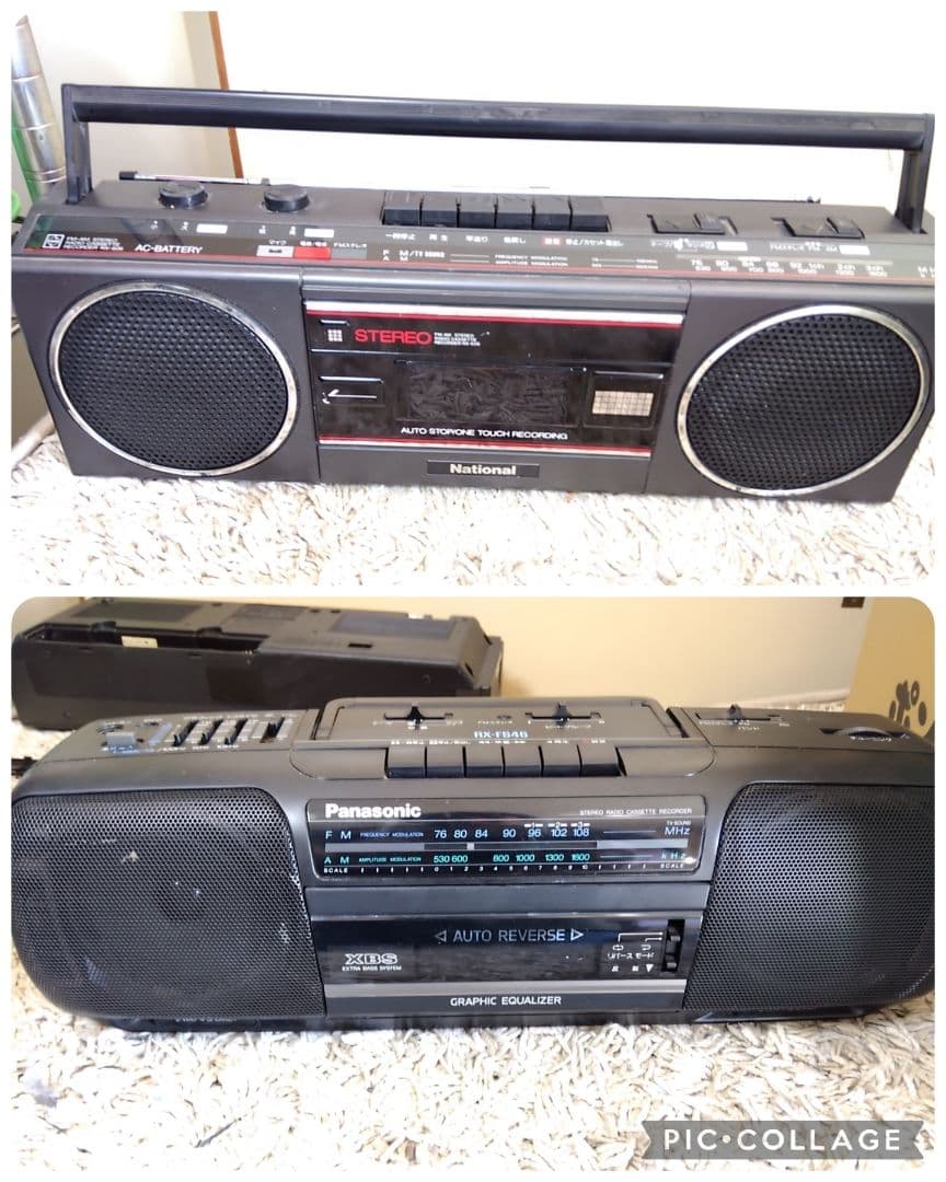 ナショナルラジオカセットまとめ売りジャンク品