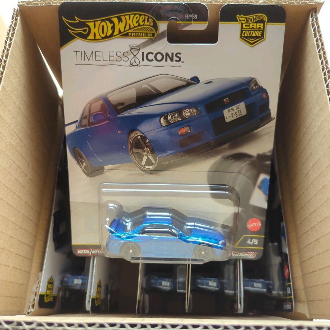 ホットウィール スカイライン R34 タイムレス アイコンズ 10台セット