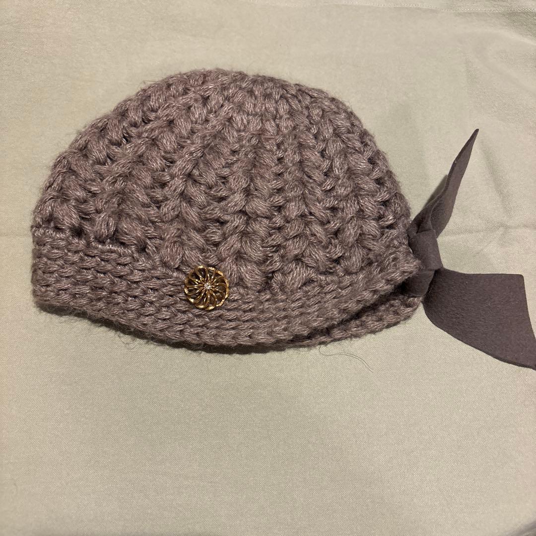 ヒトミシノヤマ　ニット帽